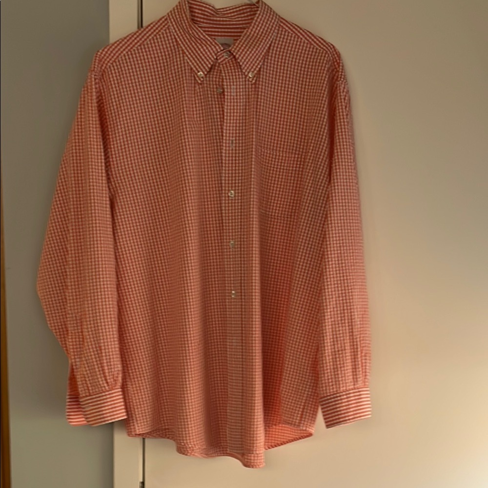 Brooks Brothers Madison Men's pink Checkered Shirt